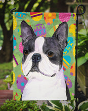 Load image into Gallery viewer, Boston Terrier Easter Eggtravaganza Garden Flag - Outdoor Decorative Yard Flag