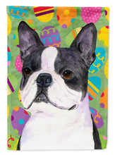 Load image into Gallery viewer, Boston Terrier Easter Eggtravaganza Garden Flag - Outdoor Decorative Yard Flag