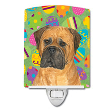 Load image into Gallery viewer, Bullmastiff Easter Eggtravaganza Ceramic Night Light SS4862CNL