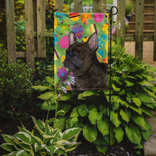 Load image into Gallery viewer, French Bulldog Easter Eggtravaganza Garden Flag - Outdoor Decorative Yard Flag