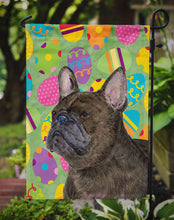 Load image into Gallery viewer, French Bulldog Easter Eggtravaganza Garden Flag - Outdoor Decorative Yard Flag
