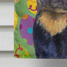 Load image into Gallery viewer, Rottweiler Easter Eggtravaganza Flag Canvas House Size
