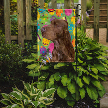 Load image into Gallery viewer, Field Spaniel Easter Eggtravaganza Garden Flag - Outdoor Decorative Yard Flag