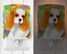 Load image into Gallery viewer, Cavalier Spaniel Easter Eggtravaganza Ceramic Night Light SS4872CNL