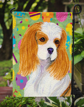 Load image into Gallery viewer, Cavalier Spaniel Easter Eggtravaganza Garden Flag - Outdoor Decorative Yard Flag