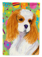 Load image into Gallery viewer, Cavalier Spaniel Easter Eggtravaganza Garden Flag - Outdoor Decorative Yard Flag