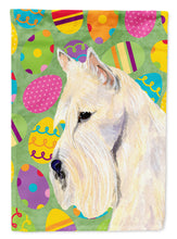 Load image into Gallery viewer, Scottish Terrier Easter Eggtravaganza Flag Canvas House Size