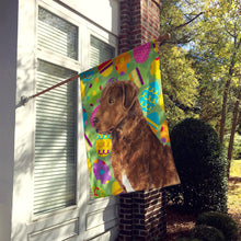 Load image into Gallery viewer, Chesapeake Bay Retriever Easter Eggtravaganza Flag Canvas House Size