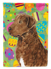 Load image into Gallery viewer, Chesapeake Bay Retriever Easter Eggtravaganza Flag Canvas House Size