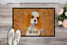 Load image into Gallery viewer, Blenheim Cavalier Spaniel Wipe your Paws Doormat - 24x36 Decorative Floor Mat – Indoor/Outdoor Rug with Artistic Flair SS4877JMAT