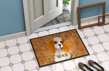 Load image into Gallery viewer, Blenheim Cavalier Spaniel Wipe your Paws Doormat - 24x36 Decorative Floor Mat – Indoor/Outdoor Rug with Artistic Flair SS4877JMAT