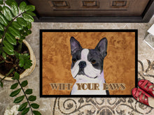 Load image into Gallery viewer, Boston Terrier Wipe your Paws Doormat - 24x36 Decorative Floor Mat – Indoor/Outdoor Rug with Artistic Flair SS4884JMAT