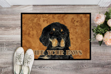 Load image into Gallery viewer, Gordon Setter Wipe your Paws Doormat - 24x36 Decorative Floor Mat – Indoor/Outdoor Rug with Artistic Flair SS4885JMAT