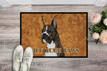 Load image into Gallery viewer, Brindle Boxer Wipe your Paws Doormat - 24x36 Decorative Floor Mat – Indoor/Outdoor Rug with Artistic Flair SS4888JMAT