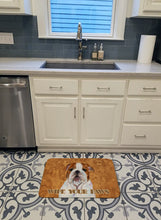 Load image into Gallery viewer, Bulldog English Wipe your Paws Machine Washable Memory Foam Mat SS4896RUG