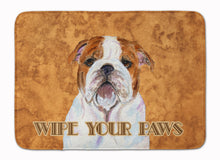 Load image into Gallery viewer, Bulldog English Wipe your Paws Machine Washable Memory Foam Mat SS4896RUG