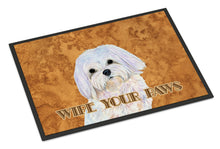 Load image into Gallery viewer, Puppy Cut Maltese Wipe your Paws Doormat - 24x36 Decorative Floor Mat – Indoor/Outdoor Rug with Artistic Flair SS4897JMAT