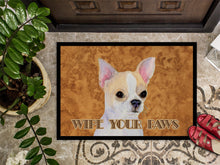 Load image into Gallery viewer, Chihuahua Wipe your Paws Doormat - 24x36 Decorative Floor Mat – Indoor/Outdoor Rug with Artistic Flair SS4901JMAT