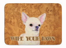 Load image into Gallery viewer, Chihuahua Wipe your Paws Machine Washable Memory Foam Mat SS4902RUG