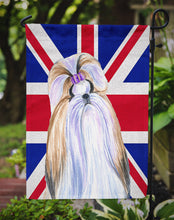 Load image into Gallery viewer, Shih Tzu with English Union Jack British Flag Garden Flag – Decorative Outdoor Yard Flag SS4907GF
