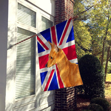Load image into Gallery viewer, Min Pin with English Union Jack British Flag Flag Canvas House Size SS4908CHF