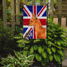 Load image into Gallery viewer, Min Pin with English Union Jack British Flag Garden Flag - Outdoor Decorative Yard Flag SS4908GF