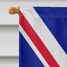Load image into Gallery viewer, Doberman with English Union Jack British Flag Flag Canvas House Size SS4910CHF