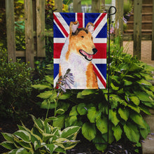Load image into Gallery viewer, Collie Smooth with English Union Jack British Flag Garden Flag – Decorative Outdoor Yard Flag SS4912GF