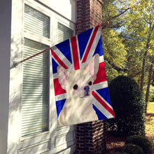 Load image into Gallery viewer, Chihuahua with English Union Jack British Flag Flag Canvas House Size SS4914CHF