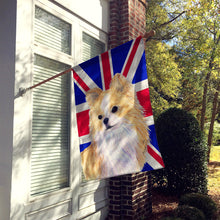 Load image into Gallery viewer, Chihuahua with English Union Jack British Flag Flag Canvas House Size SS4915CHF