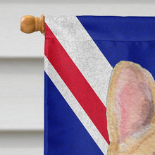 Load image into Gallery viewer, French Bulldog with English Union Jack British Flag Flag Canvas House Size SS4927CHF