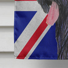 Load image into Gallery viewer, Briard with English Union Jack British Flag Flag Canvas House Size SS4931CHF