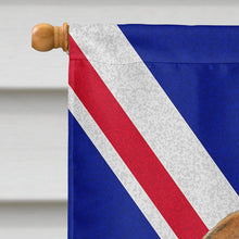 Load image into Gallery viewer, English Bulldog with English Union Jack British Flag Flag Canvas House Size SS4933CHF