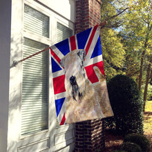 Load image into Gallery viewer, Wheaten Terrier Soft Coated with English Union Jack British Flag Flag Canvas House Size SS4935CHF