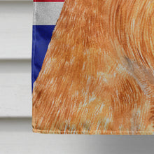 Load image into Gallery viewer, Brussels Griffon with English Union Jack British Flag Flag Canvas House Size SS4936CHF