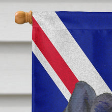 Load image into Gallery viewer, Chow Chow with English Union Jack British Flag Flag Canvas House Size SS4943CHF