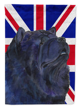 Load image into Gallery viewer, Chow Chow with English Union Jack British Flag Flag Canvas House Size SS4943CHF