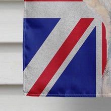Load image into Gallery viewer, Dandie Dinmont Terrier with English Union Jack British Flag Flag Canvas House Size SS4945CHF