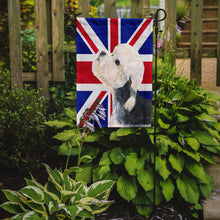 Load image into Gallery viewer, Dandie Dinmont Terrier with English Union Jack British Flag Garden Flag - Outdoor Decorative Yard Flag
