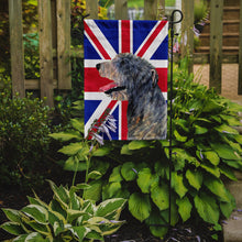 Load image into Gallery viewer, Irish Wolfhound with English Union Jack British Flag Garden Flag - Outdoor Decorative Yard Flag SS4948GF