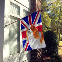 Load image into Gallery viewer, English Toy Spaniel with English Union Jack British Flag Flag Canvas House Size SS4949CHF