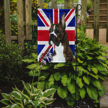 Load image into Gallery viewer, Boxer with English Union Jack British Flag Garden Flag – Decorative Outdoor Yard Flag SS4950GF
