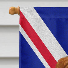 Load image into Gallery viewer, Sussex Spaniel with English Union Jack British Flag Flag Canvas House Size SS4952CHF