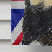 Load image into Gallery viewer, Tibetan Spaniel with English Union Jack British Flag Flag Canvas House Size SS4954CHF