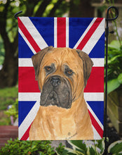 Load image into Gallery viewer, Bullmastiff with English Union Jack British Flag Garden Flag - Outdoor Decorative Yard Flag SS4959GF