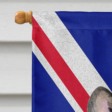 Load image into Gallery viewer, French Bulldog with English Union Jack British Flag Flag Canvas House Size SS4961CHF