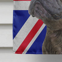 Load image into Gallery viewer, French Bulldog with English Union Jack British Flag Flag Canvas House Size SS4961CHF