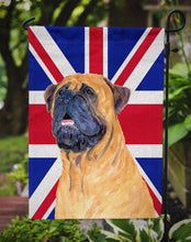 Load image into Gallery viewer, Bullmastiff with English Union Jack British Flag Garden Flag - Outdoor Decorative Yard Flag SS4962GF