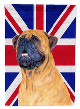 Load image into Gallery viewer, Bullmastiff with English Union Jack British Flag Garden Flag - Outdoor Decorative Yard Flag SS4962GF