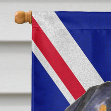 Load image into Gallery viewer, Rottweiler with English Union Jack British Flag Flag Canvas House Size SS4966CHF